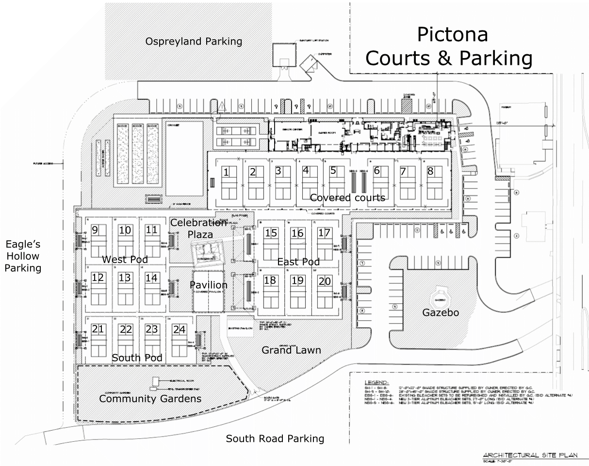Pictona Courts Layout
