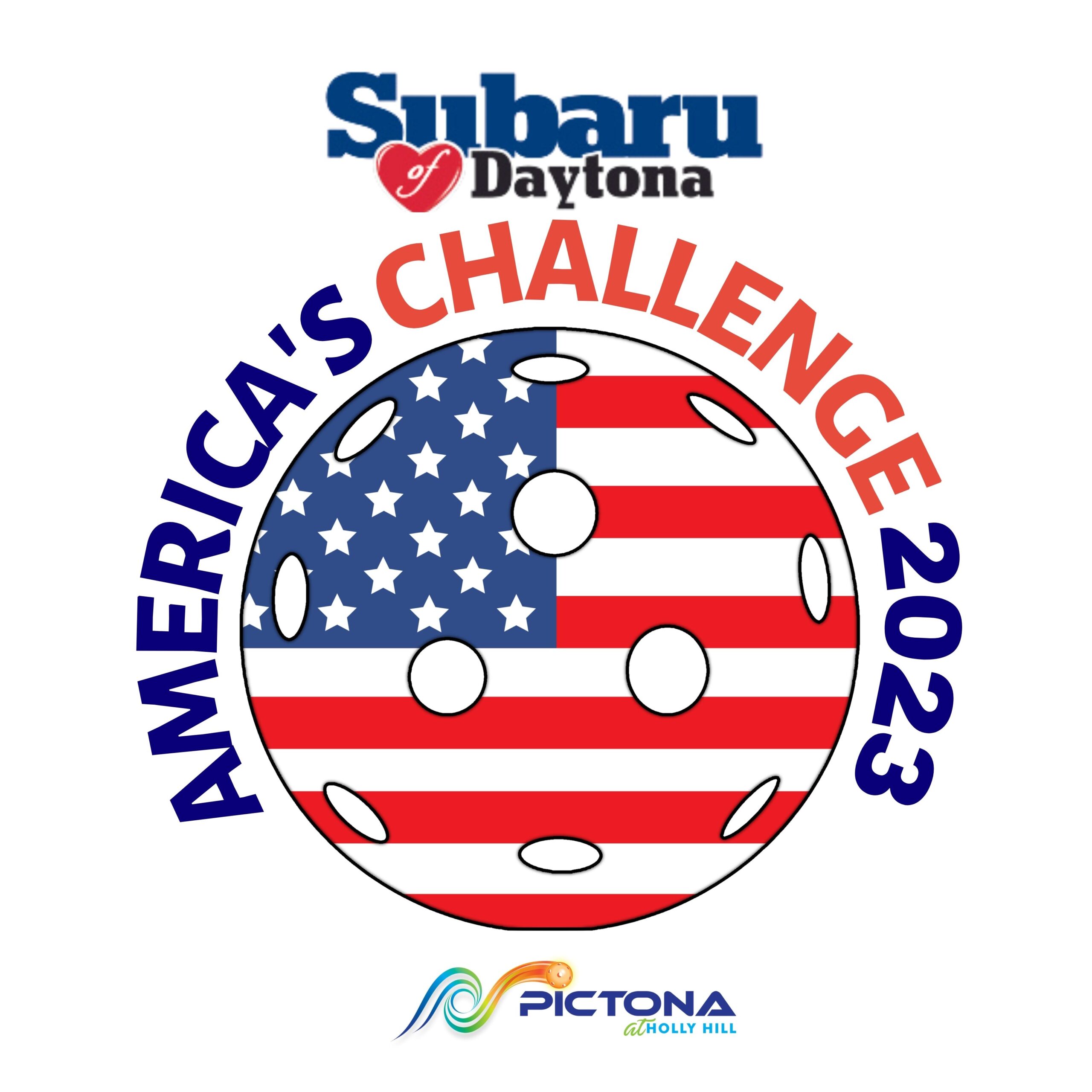 America's Challenge Logo with Subaru