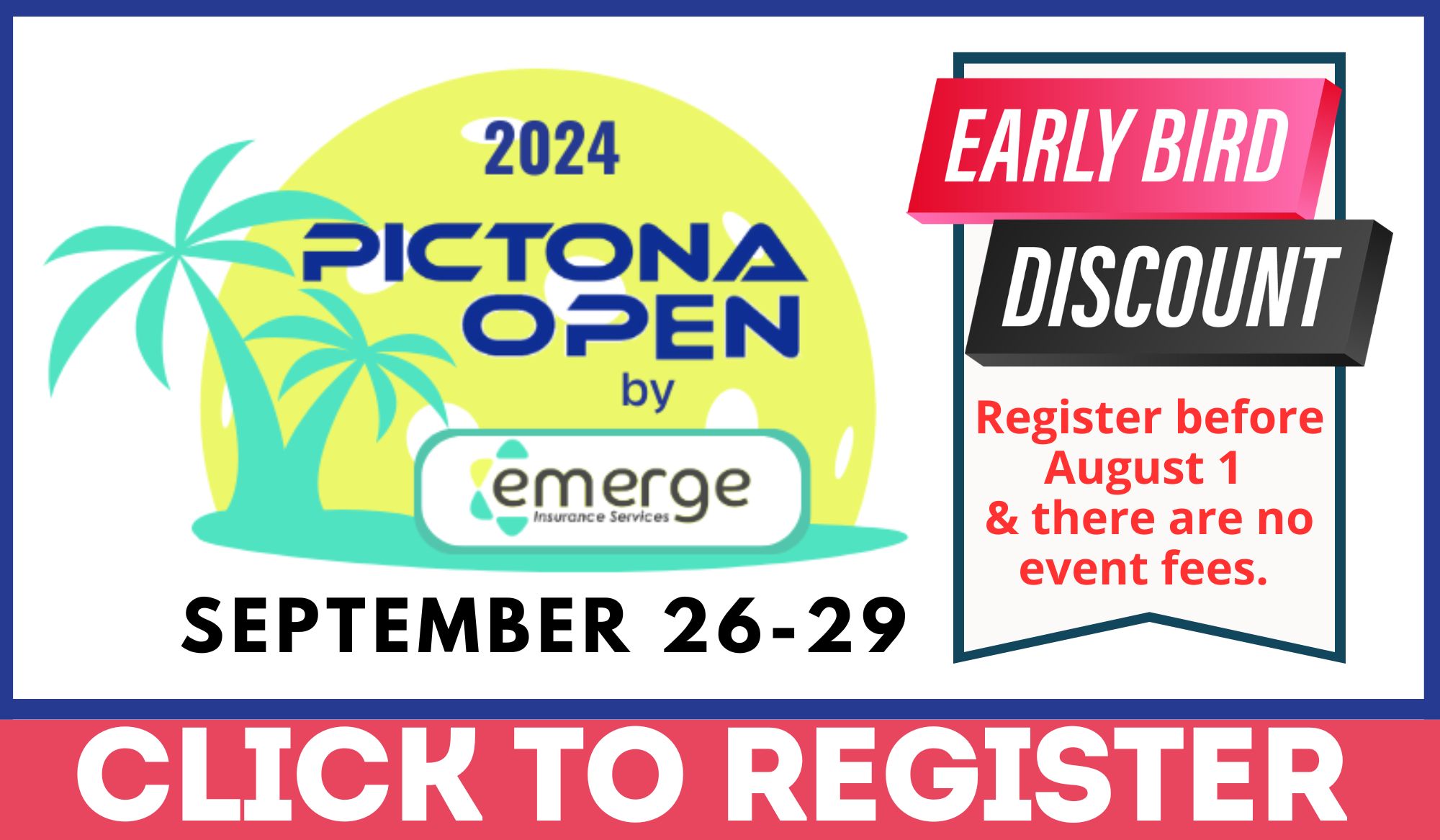 Pictona Open 2024 - Emerge Insurance Register Here