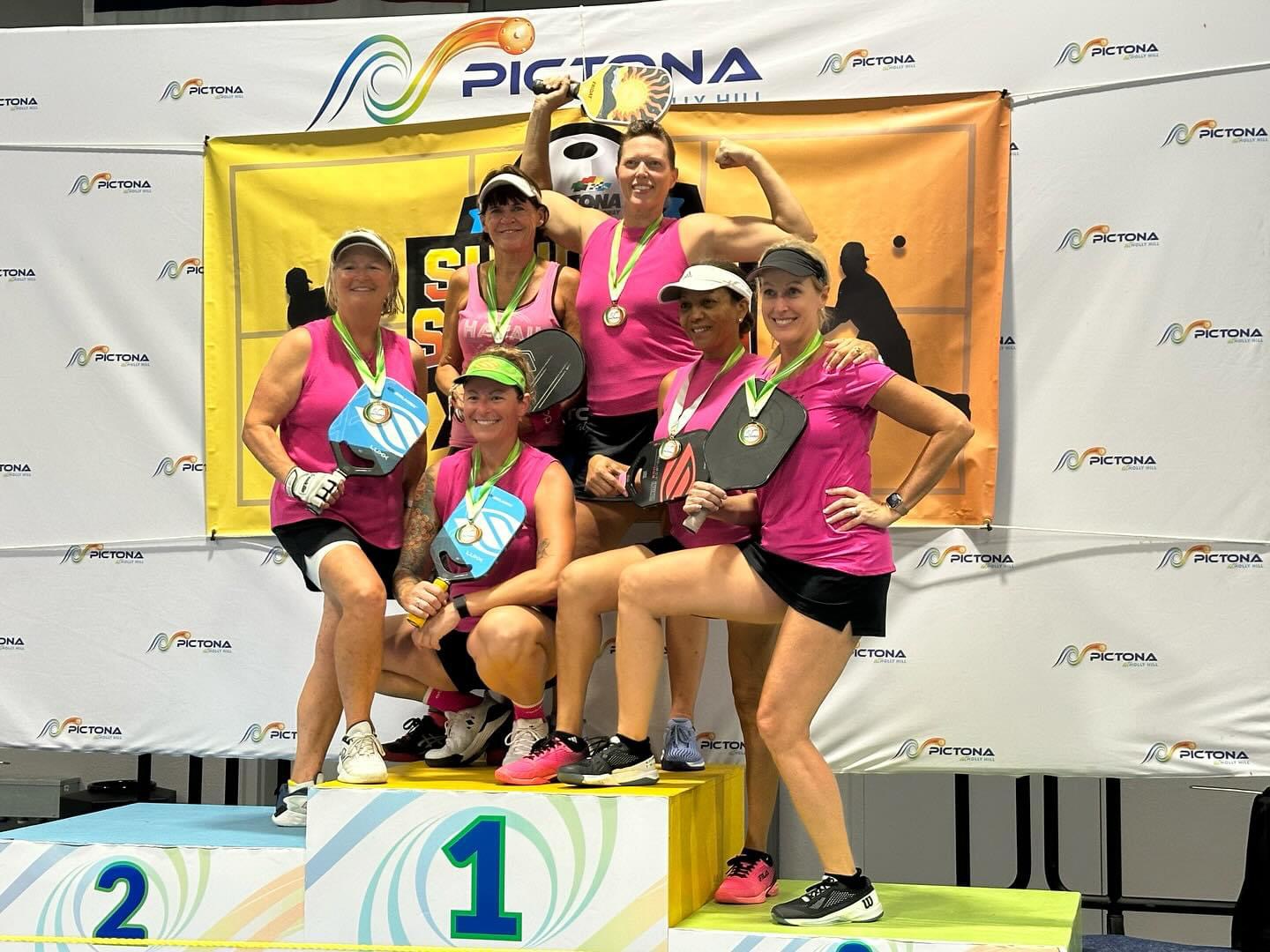 Ladies Medalists - Flexing!