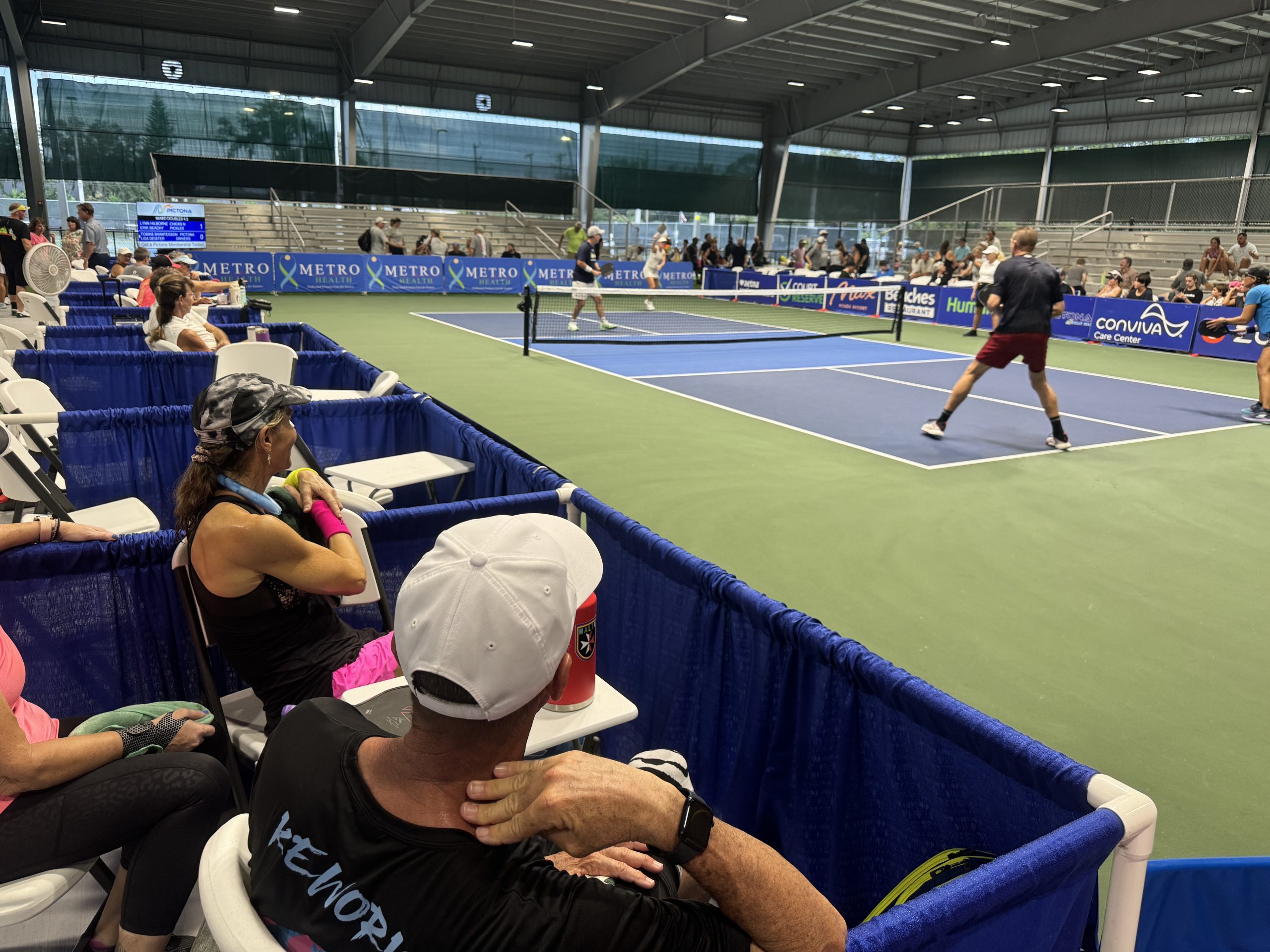 Championship Court with spectators