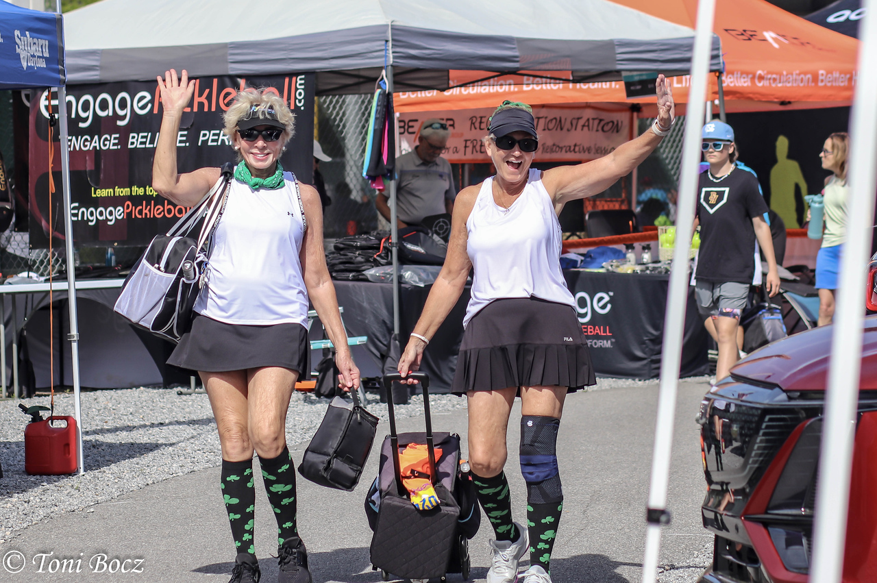 Pictona Challenge excited players walking past vendor row
