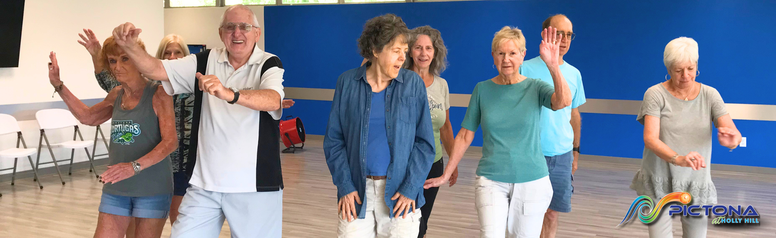 Line Dancing - New FHCP Florida Health Care Plans Activity Center at Pictona